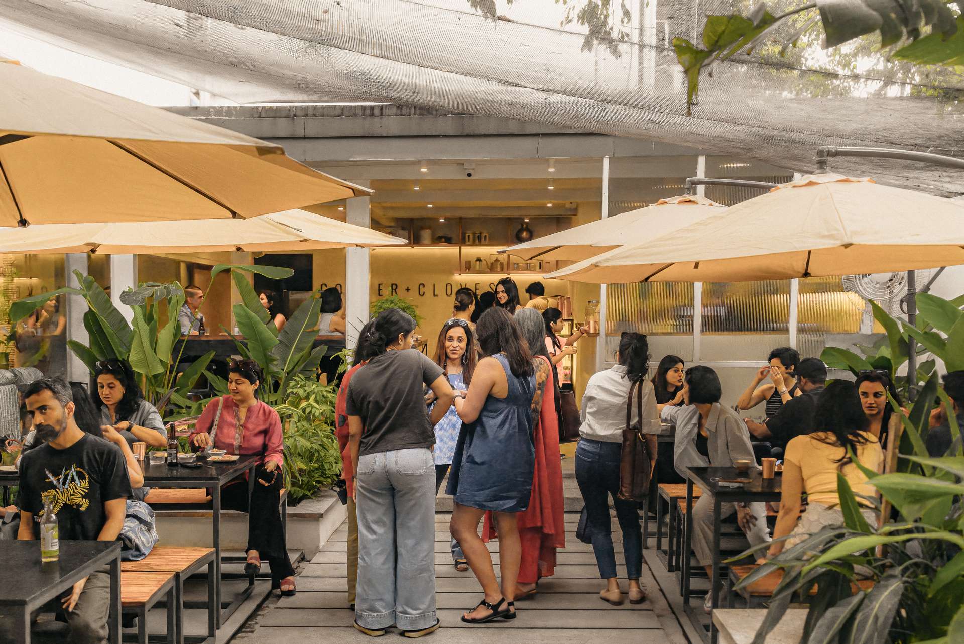 Community gathering at Copper + Cloves